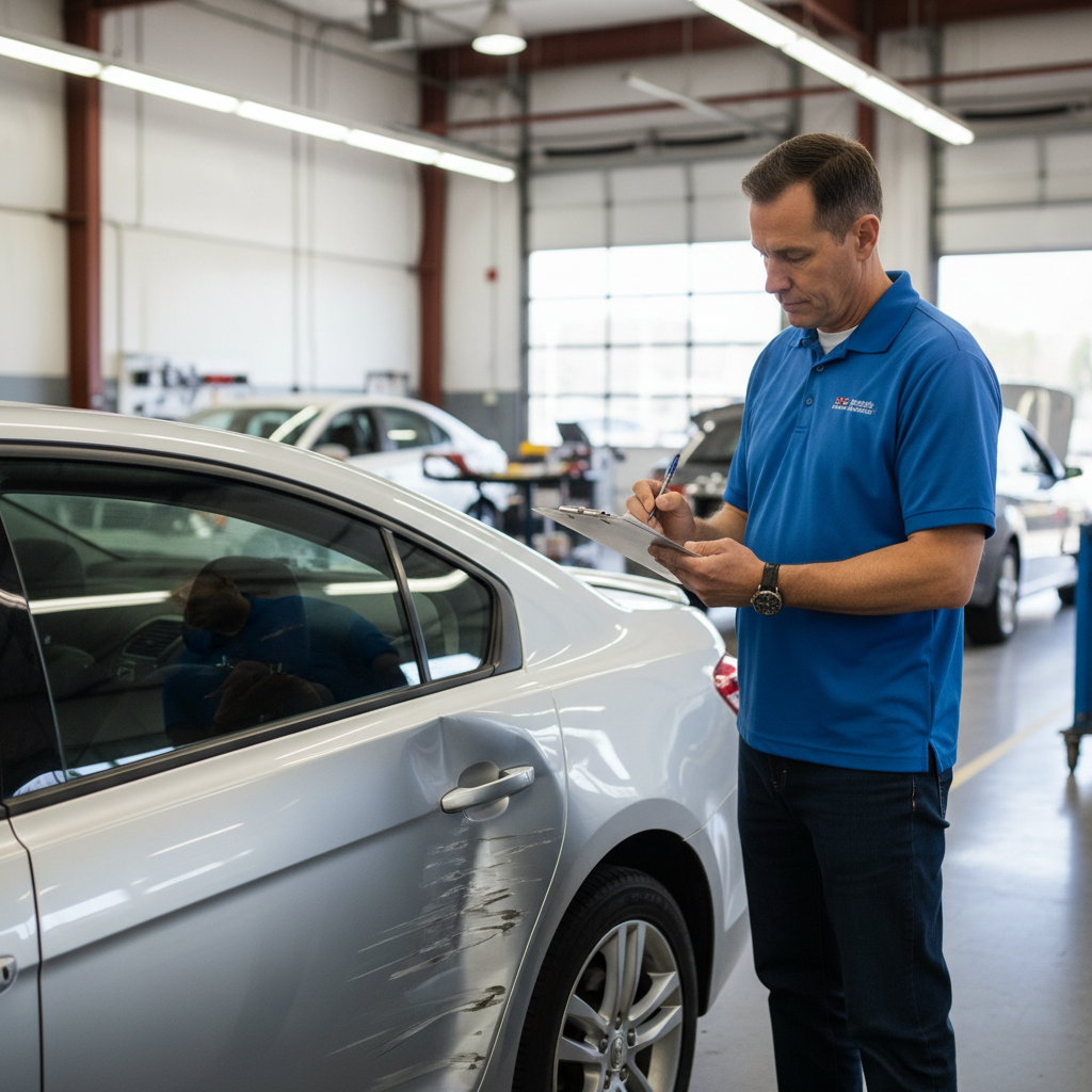 Paintless dent repair - hail damage assessment